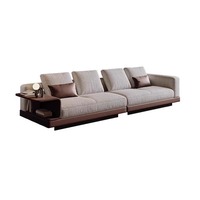 Modernes Modulares Dreisitzer-Bürosofa-Set mit Schwammfüllung und Stoffbezug, Faltbar für Wohnzimmer, Schlafzimmer und Heimbüro
