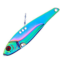 Leurre de pêche VIB Dragon Tooth coloré, leurre métallique coulant à lame, longue portée 5-25g, hameçons triples pour eau douce et salée, achigan, brochet, truite