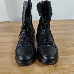 Botas de Combate Negras de Cuero Vacuno de Gamuza TSB01 Personalizadas de Marca Definite, Súper Ligeras con Cremallera Lateral, Hechas en China/Guangxi - Product Image 6