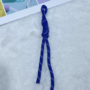 Pendentifs colorés en corde fine nouée, breloques à pompons, accessoires de bijoux DIY, pendentif unisexe tendance pour sac, vente en gros - Product Image 2