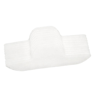 Collar Stickers For Shirts Sweat Absorbing Disposable Inner Patch Universal Size White Rectangle Shape - Product Image 5