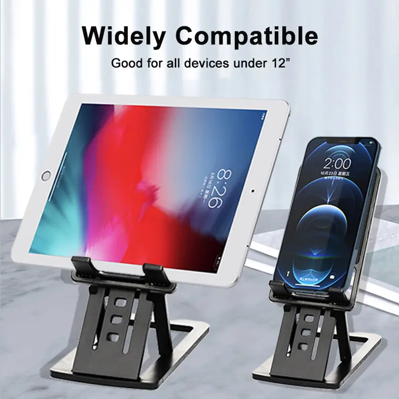 Desktop Universal Tablet PC holder Adjustable Lazy Phone Stand Folding Portable Phone Stand for iphone for ipad for samsung