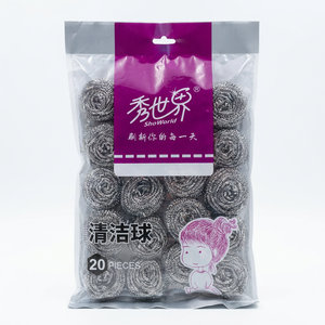 <span class=keywords><strong>Balle</strong></span> à récurer en acier inoxydable 304, éponge métallique pour cuisine, boule <span class=keywords><strong>de</strong></span> nettoyage en fil d'acier pour vaisselle, casseroles, poêles, éviers, vente en gros - Product Image 2