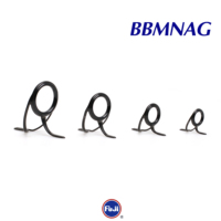 Original Fuji Guide BBMN ALCONITE Ringform Edelstahlrahmen Doppelfüße für Spinn- und Wurfangelruten-Bauer