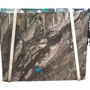 Lastra di Marmo Naturale Marrone Veneziano Lucidato per Pareti, Pavimenti, Piani di Lavoro, Decorazione d'Interni per Hotel e Ville - Product Image 1