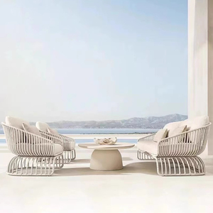 2025 European Style Set PE <b>Rattan</b> Woven Waterproof Garden Patio Furniture - Product Image 1