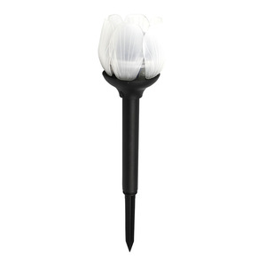 Lampe solaire de pieu menée par lotus solaire de lampe de fleur de lotus de produit de vente pour le <span class=keywords><strong>jardin</strong></span> - Product Image 2