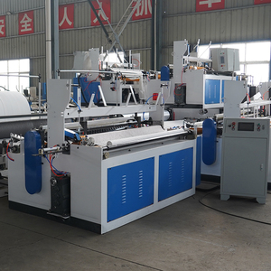 สายการผลิตกระดาษแบบกึ่งอัตโนมัติพร้อมระบบ PLC และมอเตอร์สำหรับตัดและม้วนกระดาษ สำหรับเครื่องผลิตกระดาษชำระคุณภาพสูง - Product Image 5