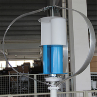 Éoliennes à axe vertical 300W/500W, vitesse de démarrage du vent 2,5 m/s, diamètre du rotor 1,15-1,3 m, livraison directe d'usine depuis la Chine
