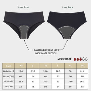LYNMISS Soft Leak Proof <span class=keywords><strong>Period</strong></span> Höschen Bragas Menstruales Absorbiert Flow Sofort Nahtlose Menstruation unterwäsche - Product Image 5