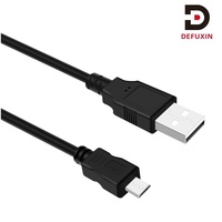 Cable USB 2.0 Macho Micro B 5P de 1.5m, Sincronización de Datos de Alta Velocidad, Carga Rápida de 3A, Cobre Puro, Núcleo de Ferrita Opcional para Teléfono Móvil