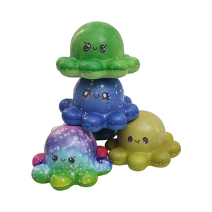 Juguetes de Pulpo Antiestrés al por Mayor, Juguetes de Espuma PU de Subida Lenta, Juguetes Blandos y Coloridos de Pulpo de Dibujos Animados - Product Image 1