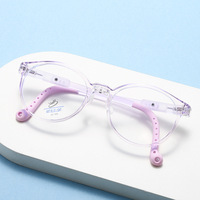 Lunettes anti-lumière bleue unisexes pour enfants, monture souple en TR90, style tendance, pour étudiants, branches antidérapantes, grande monture, motif diamant
