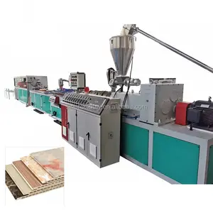 Ukraine Market Stretch Ceiling Wall Panel Making Machine PVC Profile Production Line