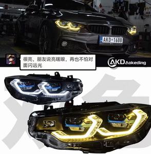 AKD Nuevo Faro LED para F32 F36 F82 M4 2013-2020 con DRL, Señal de Giro, Luz Alta y Lente Proyector Ojo de Ángel - Product Image 2
