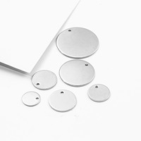 Pendentif Cœur Personnalisé en Acier Inoxydable pour Enfants, Bijoux Plaqué Or 18K, Accessoires de Fabrication DIY pour Bracelets et Colliers de Fête