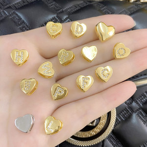 ASJEWELRY Collane con 26 Lettere a Forma di Cuore per Donne, Gioielli Alfabetici Placcati in Oro 18K, Collane con Iniziali 2603 Nkeb800 - Product Image 2