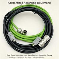 Cable de Codificación OBD2 RJ45 ENET Amarillo y Rojo para Automoción, Cable de Programación Automotriz con Longitud y Asignación de Pines Personalizables, Venta al Por Mayor
