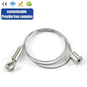 <span class=keywords><strong>Kit</strong></span> de suspension avec clip pour câble en acier inoxydable |   Système de suspension de câble de plafond à crochet en laiton réglable - Product Image 1