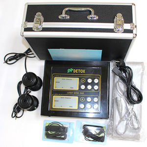 Appareil professionnel de désintoxication ionique pour les pieds avec minuterie réglable et plusieurs modes de polarité sélectionnables - Product Image 2