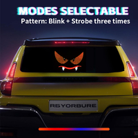 Nouvelles lampes LED Thhowie à matrice dynamique USB, anneaux lumineux pour roues « Devil's Eye », en aluminium blanc, 12V 3W, pour extérieur de voiture