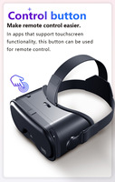 Headset VR 5-7 inci, kacamata VR 3D, VRG Q8 helm, headset realitas Virtual untuk ponsel pintar Video Game 3D