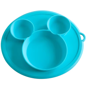 Offre Spéciale de qualité alimentaire drôle bébé Silicone plaque mignon <span class=keywords><strong>Mickey</strong></span> Mouse <span class=keywords><strong>forme</strong></span> Silicone plaque - Product Image 1
