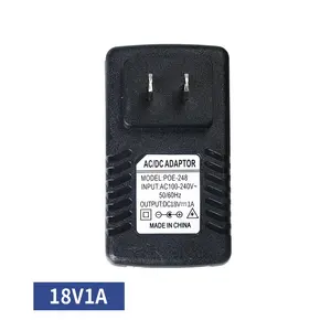 Wanglink 12V 12V/24V/48V 802.3Af 2 RJ45 puerto de diseño del inyector/divisor POE sobre Ethernet, fuente de alimentación