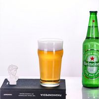 Vente en gros de chopes à bière artisanales personnalisées avec logo, 290 ml/470 ml/600 ml, verres imprimés avec logo