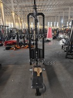 Machine à tirer à double fonction Lat Low Row Machine Factory Low Price Commercial Gym Exercise Fitness Equipment for Back Arms Matériau en acier