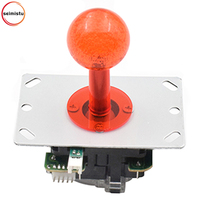Accessoires de machine de jeu d'arcade 5V Joystick de jeu en cristal illuminé par LED multicolore avec lumières pour jeux à pièces
