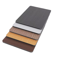 Panneaux en placage de bois et charbon de bambou, feuilles de PVC en cristal de carbone, alternative au panneau de particules co-extrudé pour la décoration murale intérieure