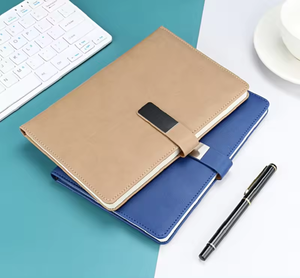 Biểu tượng tùy chỉnh/bán buôn <span class=keywords><strong>A5</strong></span> Kích thước PU Kinh Doanh máy tính xách tay với khóa, PU Kinh Doanh da máy tính xách tay - Product Image 4