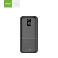 Double USB Li Polymer Battery LCD Digital Mobile Phone Charger Grande Capacité PD Charge Rapide 30000mAh Power Bank