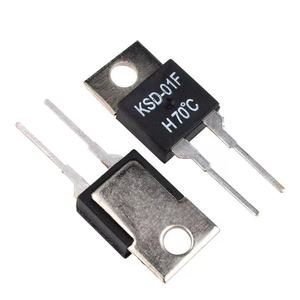 Interrupteur de température protecteur thermique KSD01F Thermostat à saut soudain matériau en cuivre pour le contrôle de la température - Product Image 4