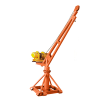 Mini Grue de Levage Rotative à 360 Degrés, 2 Tonnes, Petite Grue de Moteur Chèvre d'Atelier pour Usage Extérieur