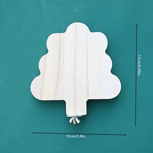 <strong>Parrot</strong> Hamster Platform Solid Wood Springboard Jumping Platform Treads Birdcage Climbing Biting Teeth Grinding <strong>Toy</strong> - Product Image 3