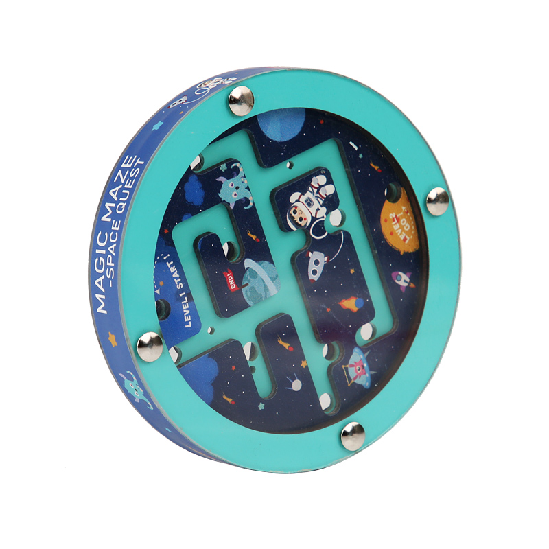 Tabla De Equilibrio Infantil Con Laberinto Y 5 Bolas – Rocker Maze Board De Plástico, Antideslizante, Soporta 100 Kg – Ejercicio Y Juego Activo Para Niños Y Adultos