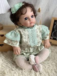 Bambola Reborn Liam Nera Carina 60cm, Realistica come una Principessa Neonata, Regalo per Bambini - Product Image 3