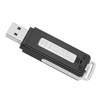 Grabadora de Voz USB SK868 de 8GB con 9 Horas de Grabación en Formatos WMA/MP3/WAV y Batería de Litio Integrada