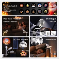 Projecteur Mini 4K OEM/ODM, Équipement de Divertissement, Projecteur Intelligent Galaxy pour la Maison, la Voiture, Halloween, Noël, Cadeau
