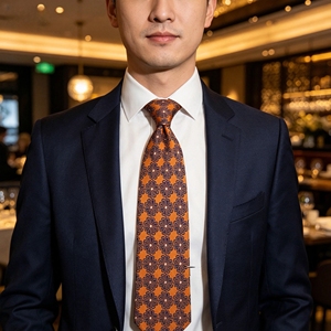 Men's Classic Paisley Ties Luxury Italian Polyester Jacquard Necktie Customized Logo Business Wedding Male Neck Tie - Product Image 2