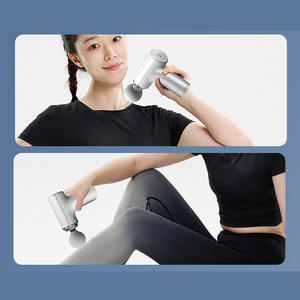 Pistolet de massage Cay Mini Portable, 6 niveaux de vitesse, moteur sans balais, 2000 mAh rechargeable, pour soulagement musculaire et massage du cou - Product Image 4