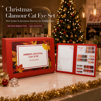 Nouvelle conception, vernis à ongles gel effet œil de chat Hema TPO gratuit, coffret cadeau de Noël, marque privée, kit gel UV pour l'automne, collection en boîte, vente en gros