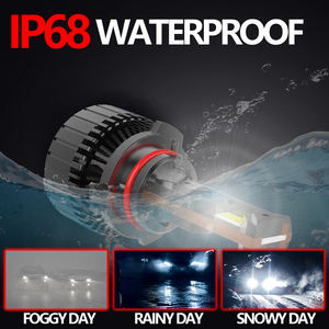 Personnalisé nouveau modèle T70 <span class=keywords><strong>quatre</strong></span> tubes en cuivre 3570 puces Ip68 étanche H7 H11 9005 9006 9012 H4 H13 9004 9007 phare led - Product Image 4