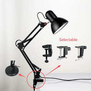 Lampada da Tavolo <span class=keywords><strong>a</strong></span> LED Ricaricabile con Design <span class=keywords><strong>a</strong></span> Luce Notturna, Protezione per gli Occhi, Stile Americano in Ferro Battuto, <span class=keywords><strong>Braccio</strong></span> Lungo Pieghevole per Tatuaggi e Nail Art - Product Image 6