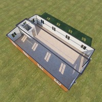 Conteneur préfabriqué extensible de 20 pieds pour la maison Construction de panneaux sandwich en acier pour boutique, bureau, hôtel, appartement, usage résidentiel Chine