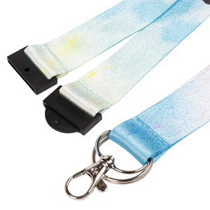 Nouvelles idées de produits : Lanières promotionnelles en polyester recyclé et écologique, imprimées en sérigraphie, en PET, unies, pour sublimation - Product Image 2