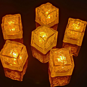 Cubitos de Hielo LED con Luz Brillante, Luces LED Intermitentes Rápidas y Lentas, Cubitos de Hielo LED Brillantes para Fiestas, Bares, <span class=keywords><strong>Navidad</strong></span> - Product Image 3