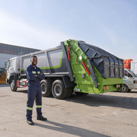 Nouveau camion compacteur de déchets chinois à 10 roues, chargeur de déchets municipaux, 17 m3, 21 tonnes, Sinotruk Howo 6*4, camion à ordures